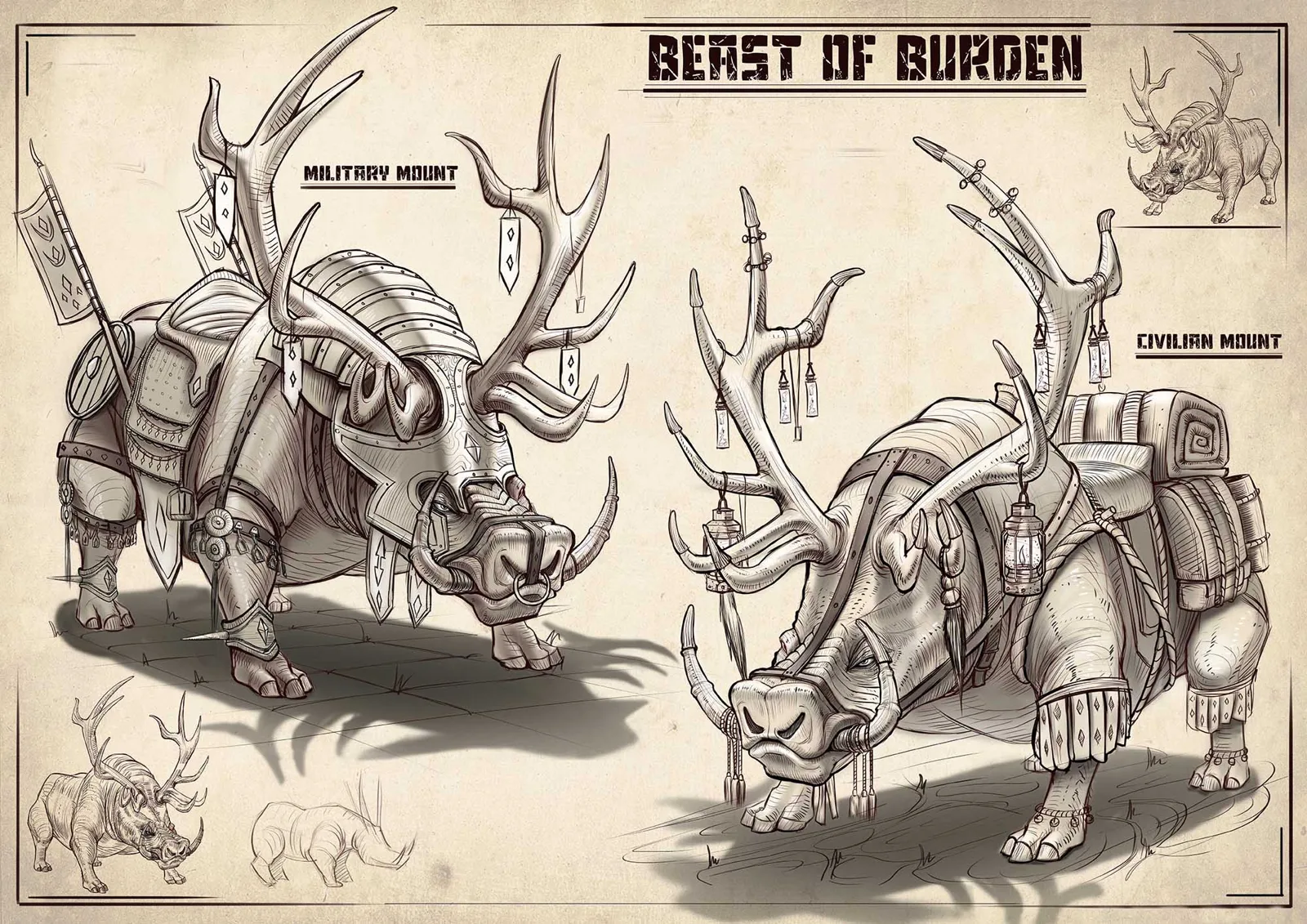 Concept Art — NPC student work