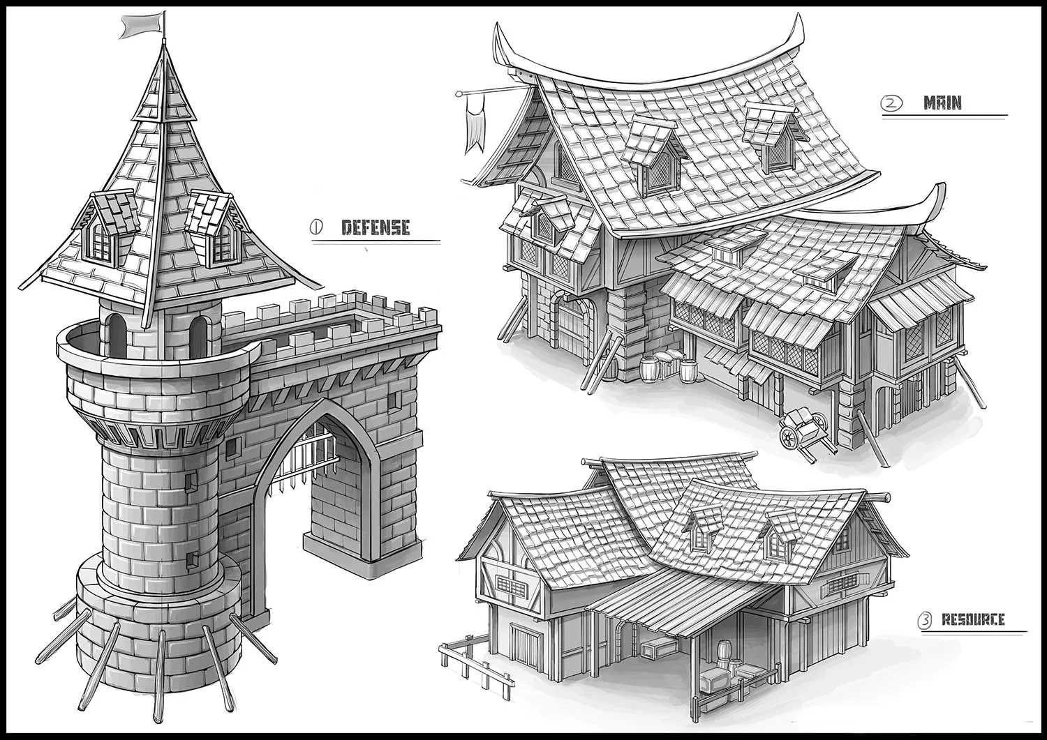 Concept Art — NPC student work